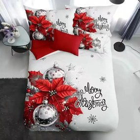 Posteľné obliečky JOULU MERRY CHRISTMAS 3-dielna sada 140x200 cm