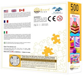 Brain Tree Puzzle V Cukrárni 500 dielikov