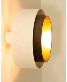 Prisadené stropné svietidlo NATIA 1xE27/60W/230V biela/hnedá