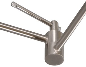 Oceľové závesné svietidlo bez tienidla nastaviteľné - Blitz