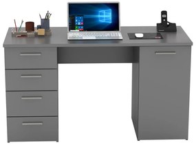 PC stolík Telur (grafit). Vlastná spoľahlivá doprava až k Vám domov. 1119635