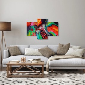 Obraz abstraktné - farby (90x60 cm)
