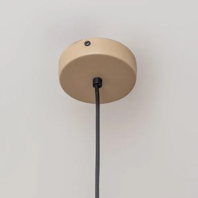 Luster na lanku ETNA II 1xE27/15W/230V priem. 25 cm béžový