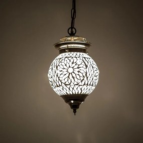 Mosaic lampa závesná orientálna Globe CRYSTAL Ø15