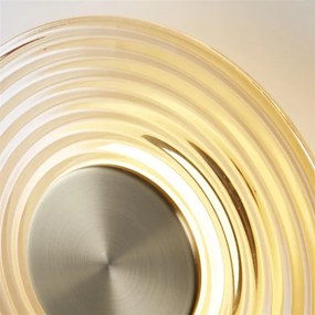 Searchlight 32210AM - LED Stmievateľné nástenné svietidlo CLEO LED/9,4W/230V mosadz