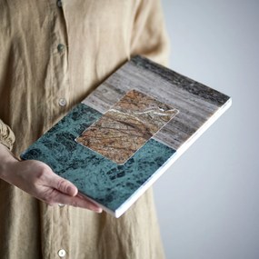 Bloomingville Mramorová doska Ketil Marble 30 cm