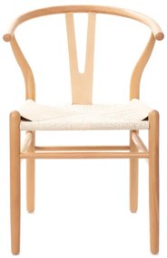 Stolička CADERIA pletená, naturálna 871356