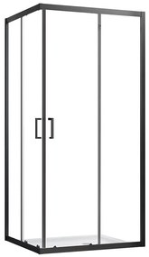 Sprchový kút štvorcový Mika 80x80x190 black