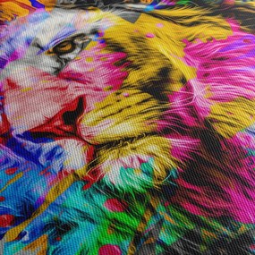 Obraz - 3D obraz leva (120x50 cm)