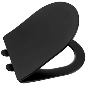 Sapho - WC sedátko PACO SoftClose, čierne