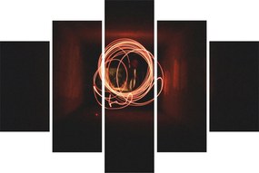 Obraz - čiary v tuneli (150x105 cm)