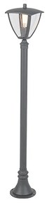Moderná vonkajšia lampa tmavosivá 136,5 cm - Platar