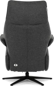 Polohovacie kreslo sivé, elektrické TV-B3973 GREY2