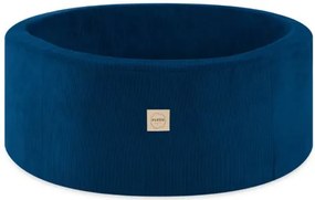 Suchý bazén 90x30cm Námornícka modrá Corduroy