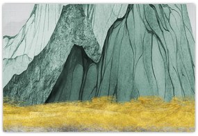 Obraz - Smaragdové hory N⁰3 (90x60 cm)