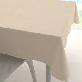 Biante Teflónový štvorcový obrus TF-085 Obdĺžničky na béžovom 80x80 cm