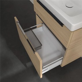 VILLEROY &amp; BOCH Subway 2.0 závesná skrinka pod umývadlo, 2 zásuvky, 637 x 454 x 590 mm, Nordic Oak, A91010VJ