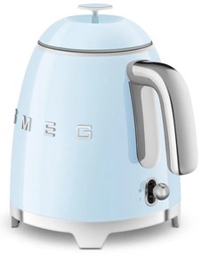 Svetlomodrá rýchlovarná kanvica z nehrdzavejúcej ocele 800 ml Retro Style – SMEG
