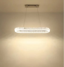 Globo 67387-40 - LED stmievateľný luster na lanku LAUREL 40W/230V číra+DO