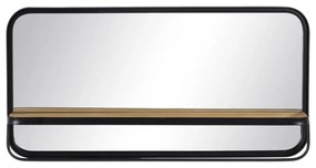 Nástenné zrkadlo s poličkou 80x40 cm Rachel – Ixia