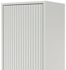 Závěsná koupelnová skříňka Avila 38 cm bílá/zlatá