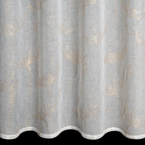 ZÁCLONA NA KRÚŽKOCH AMALIA 140X250 CM VZOROVANÁ