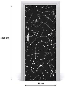 Fototapeta samolepiace na dvere hviezdokopa 85x205 cm
