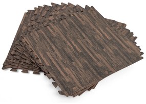 Bestway Penová podložka k záhradnému bazénu Imitácia dreva 12 ks 50x50cm 58712