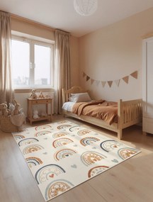 Hanse Home, Detský koberec Adventures 106415 Cream Multicolor, 120x170, viacfarebná, detská izba