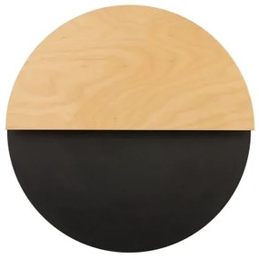 LED Nástenné svietidlo LUNA LED/7W/230V pr. 36 cm čierna/béžová