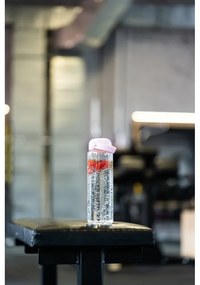 Ružová sklenená fľaša 540 ml Fuori – Vialli Design