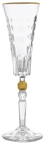 BOHEMIA PRESTIGE CONTE GOLD POHÁR NA ŠAMPANSKÉ 170ML SADA 6 KS