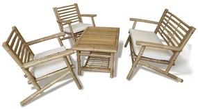 Bambusová záhradná súprava 1+2+1