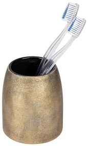 Keramický téglik na zubné kefky v bronzovej farbe Tremea – Wenko