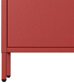 Komoda CARLA, 800 x 1015 x 400 mm, Modern: červený farba