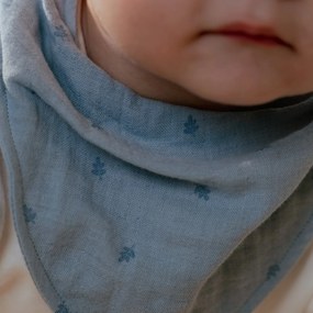 Podbradník bandana 2 ks Pure Denim Blue