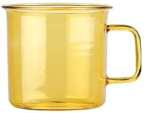 Hrnček Glass 0,35l, žltý