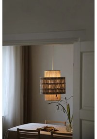 Závesné svietidlo v prírodnej farbe s tienidlom z textilu a juty ø 45 cm Ano – Markslöjd