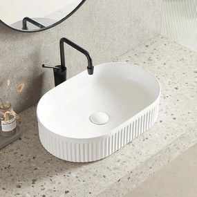 Umývadlo na dosku ryhované Zulu 50x32 cm