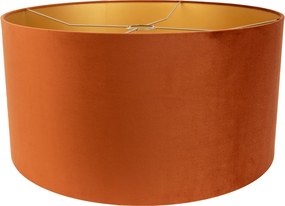 Látkové tienidlo oranžové so zlatým interiérom 50/50/25