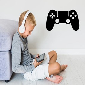 Veselá Stena Samolepka na stenu na stenu Ovládač na playstation Farba: černá