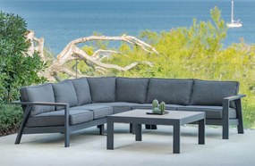 Záhradná rohová sedačka PALAU antracit