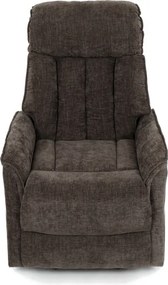 Polohovacie kreslo hnedé, elektrické TV-H9727 BR2