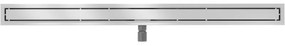 Mexen Flat nerezový sprchový žľab 150 cm vzor M13, 2v1, 1010150