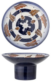 Bloomingville Keramická misa na nôžke Myrna Dark Blue