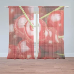 Sablio Záclony Čerešne: 2ks 150x250cm