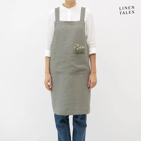 Ľanová zástera Khaki – Linen Tales
