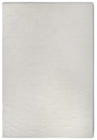 Krémovobiely ručne tkaný koberec s prímesou vlny 190x280 cm Pradesh Natural White – Elle Decoration