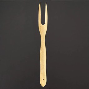 AMADEA Drevená vidlička, masívne drevo, dĺžka 30,5 cm