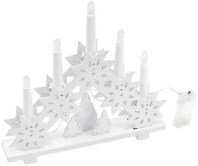 Vianočná dekorácia LED svietnik 371720